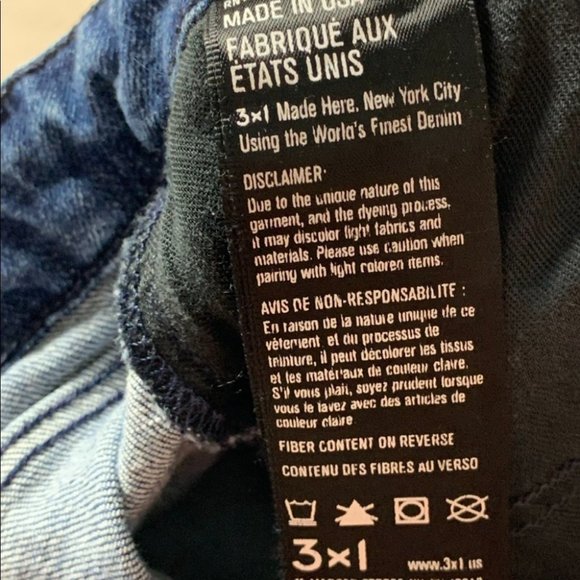 3x1 Raw Hem Distressed Skinny Jeans - Picture 9 of 14